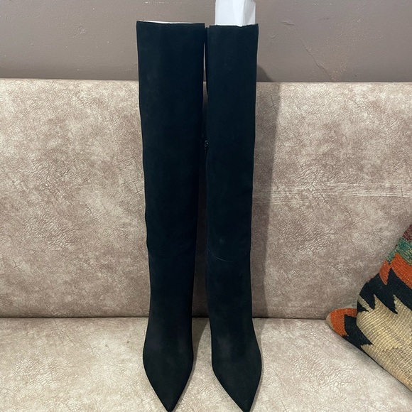 Jeffrey Campbell Arden Hi Boot Suede from revolve size 7.5 - Picture 1 of 3